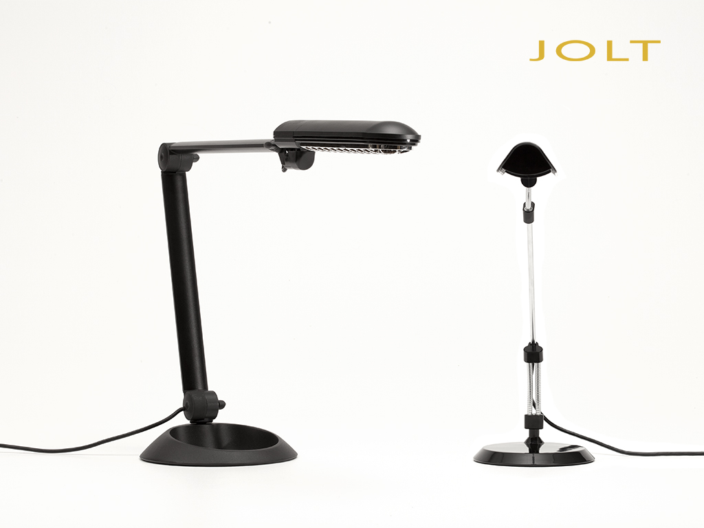 Huron and Jumbo desk lights purchased from acquisition of competitor, Jolt Lighting