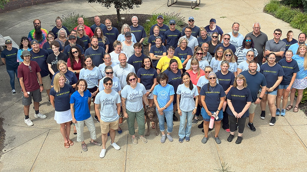 Team photo of all LightCorp associates